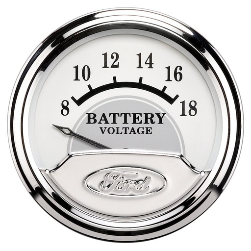 [ATM-880354] AutoMeter 2-1/16" VOLTMETER, 8-18V, AIR-CORE, FORD MASTERPIECE
