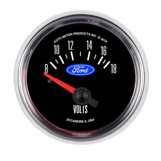 [ATM-880823] AutoMeter 2-1/16" VOLTMETER, 8-18V, FORD