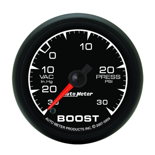 [ATM-5959] AutoMeter 2-1/16" BOOST/VACUUM, 30 IN HG/30 PSI, STEPPER MOTOR, ES