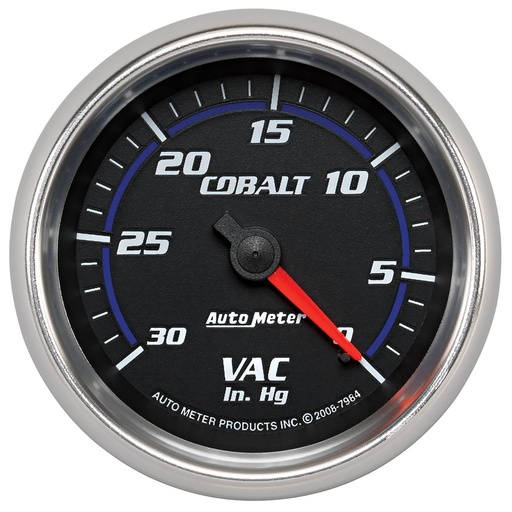 [ATM-7984] AutoMeter 2-5/8" VACUUM, 0-30 IN HG, COBALT