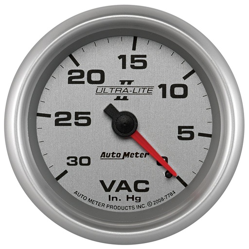 [ATM-7784] AutoMeter 2-5/8" VACUUM, 0-30 IN HG, ULTRA-LITE II