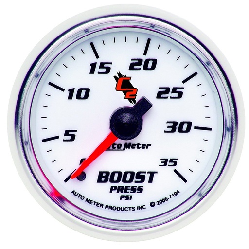 [ATM-7104] AutoMeter 2-1/16" BOOST, 0-35 PSI, MECHANICAL, C2