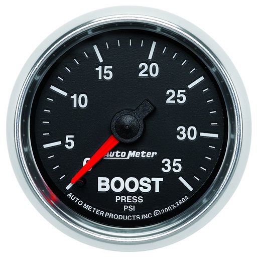 [ATM-3804] AutoMeter 2-1/16" BOOST, 0-35 PSI, MECHANICAL, GS