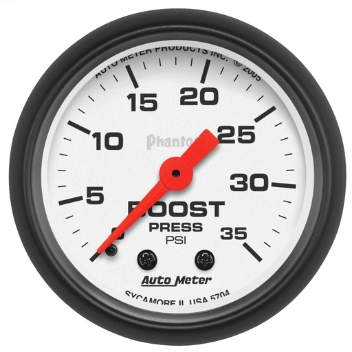 [ATM-5704] AutoMeter 2-1/16" BOOST, 0-35 PSI, MECHANICAL, PHANTOM