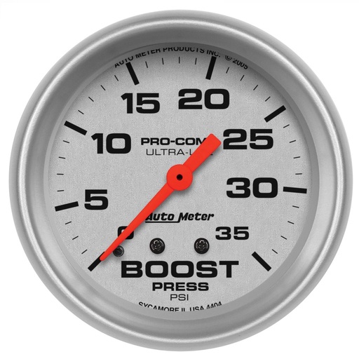 [ATM-4404] AutoMeter 2-5/8" BOOST, 0-35 PSI, MECHANICAL, ULTRA-LITE