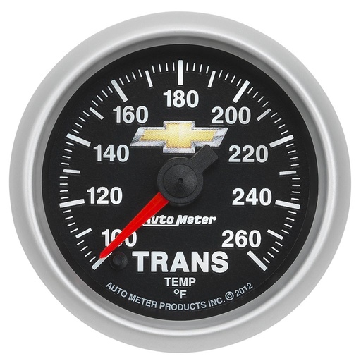 [ATM-880448] AutoMeter 2-1/16" TRANS TEMP, 100-260 °F, DIGITAL STEPPER MOTOR, CHEVY GOLD BOWTIE