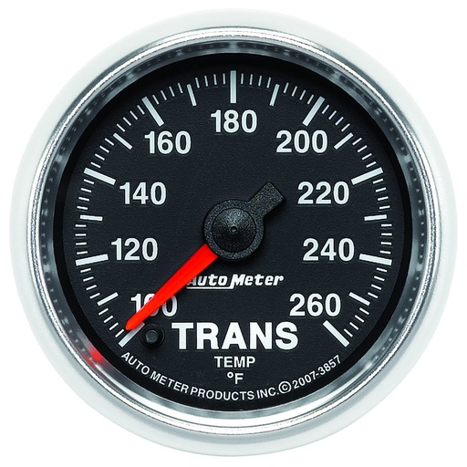 [ATM-3857] AutoMeter 2-1/16" TRANSMISSION TEMPERATURE, 100-260 °F, STEPPER MOTOR, GS