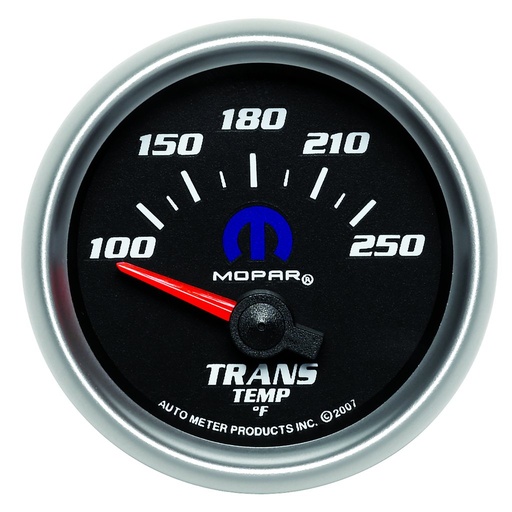 [ATM-880019] AutoMeter 2-1/16" TRANSMISSION TEMPERATURE, 100-250 °F, AIR-CORE, BLACK, MOPAR