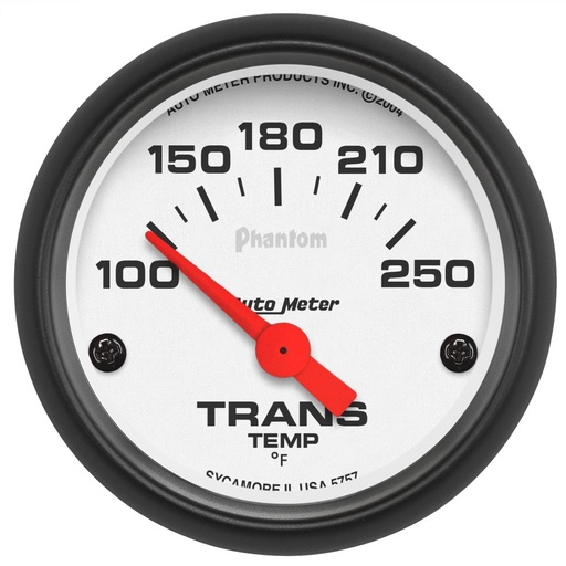 [ATM-5757] AutoMeter 2-1/16" TRANSMISSION TEMPERATURE, 100-250 °F, AIR-CORE, PHANTOM