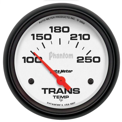 [ATM-5857] AutoMeter 2-5/8" TRANSMISSION TEMPERATURE, 100-250 °F, AIR-CORE, PHANTOM