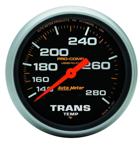 [ATM-5451] AutoMeter 2-5/8" TRANSMISSION TEMPERATURE, 140-280 °F, MECHANICAL, LIQUID FILLED, PRO-COMP