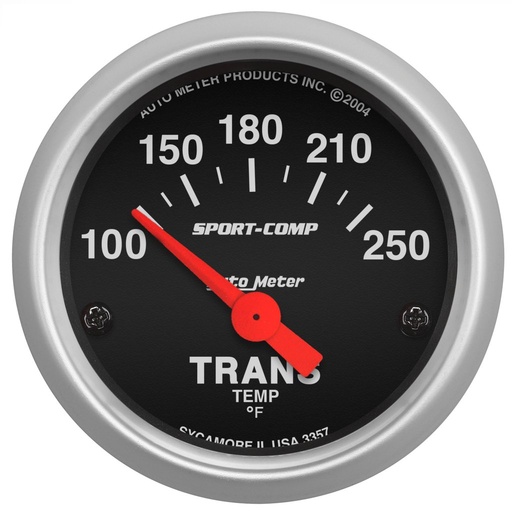 [ATM-3357] AutoMeter 2-1/16" TRANSMISSION TEMPERATURE, 100-250 °F, AIR-CORE, SPORT-COMP