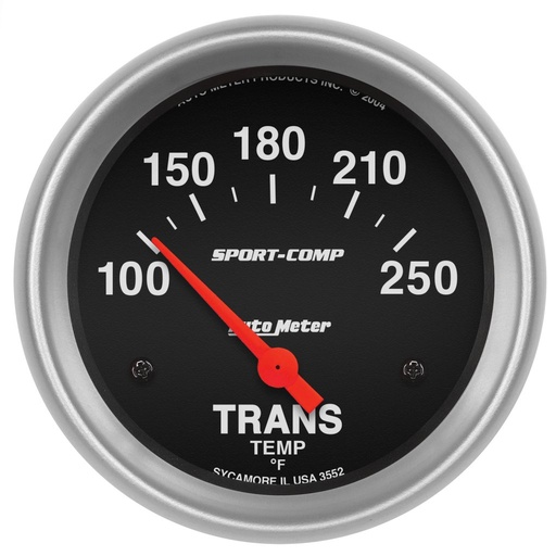 [ATM-3552] AutoMeter 2-5/8" TRANSMISSION TEMPERATURE, 100-250 °F, AIR-CORE, SPORT-COMP
