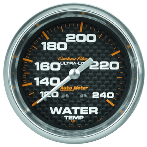 [ATM-4832] AutoMeter 2-5/8" WATER TEMPERATURE, 120-240 °F, 6 FT., MECHANICAL, CARBON FIBER