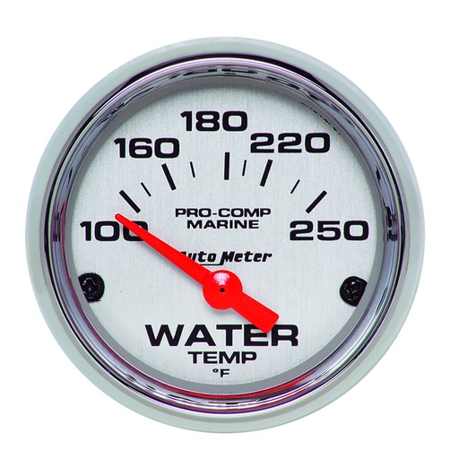 [ATM-200762-35] AutoMeter 2-1/16" WATER TEMPERATURE, 100-250 °F, AIR-CORE, MARINE CHROME