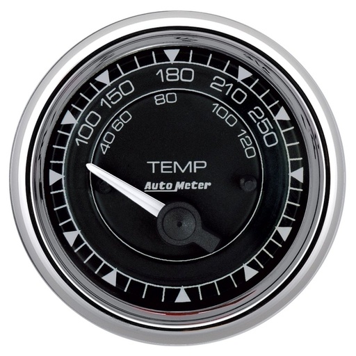 [ATM-9737] AutoMeter 2-1/16" WATER TEMPERATURE, 100-250 °F, CHRONO CHROME