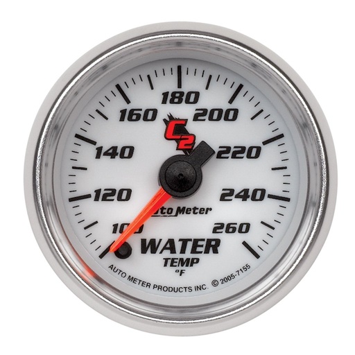 [ATM-7155] AutoMeter 2-1/16" WATER TEMPERATURE, 100-260 °F, STEPPER MOTOR, C2