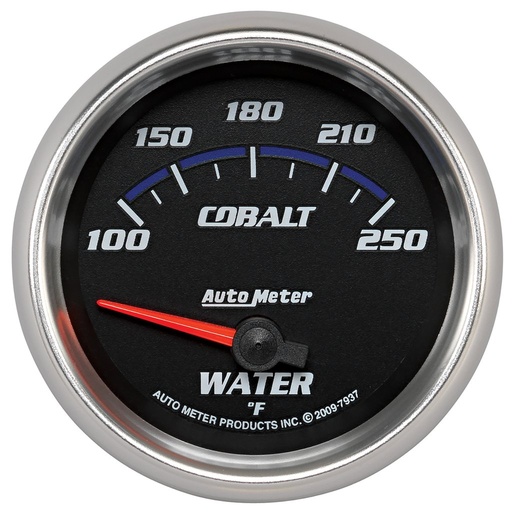 [ATM-7937] AutoMeter 2-5/8" WATER TEMPERATURE, 100-250 °F, AIR-CORE, COBALT