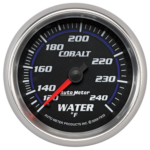 [ATM-7932] AutoMeter 2-5/8" WATER TEMPERATURE, 120-240 °F, 6 FT., MECHANICAL, COBALT