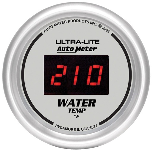 [ATM-6537] AutoMeter 2-1/16" WATER TEMPERATURE, 0-340 °F, ULTRA-LITE DIGITAL