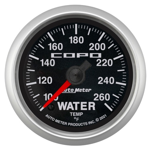 [ATM-880875] AutoMeter 2-1/16" WATER TEMP, 100-260 °F, DIGITAL STEPPER MOTOR, COPO