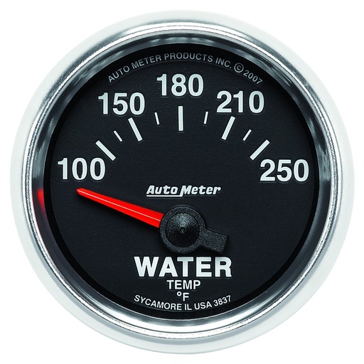 [ATM-3837] AutoMeter 2-1/16" WATER TEMPERATURE, 100-250 °F, AIR-CORE, GS