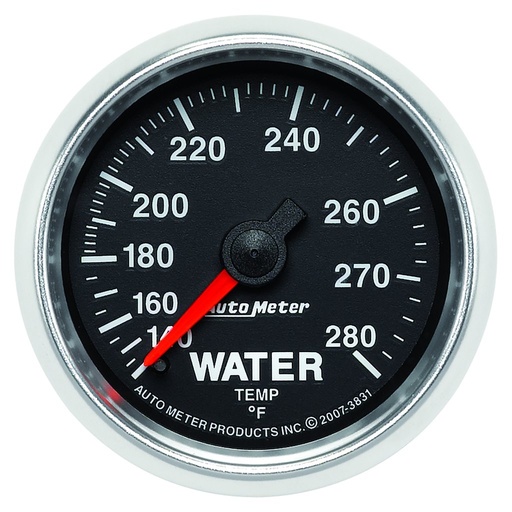 [ATM-3831] AutoMeter 2-1/16" WATER TEMPERATURE, 140-280 °F, 6 FT., MECHANICAL, GS