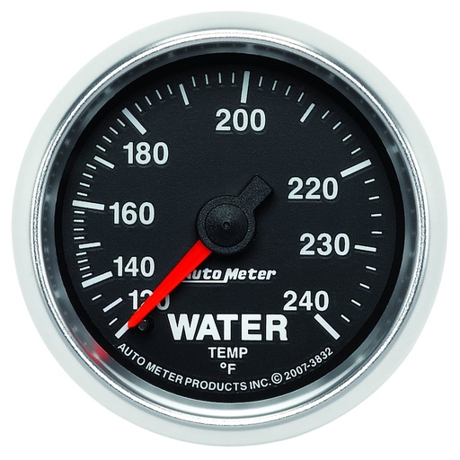 [ATM-3832] AutoMeter 2-1/16" WATER TEMPERATURE, 120-240 °F, 6 FT., MECHANICAL, GS