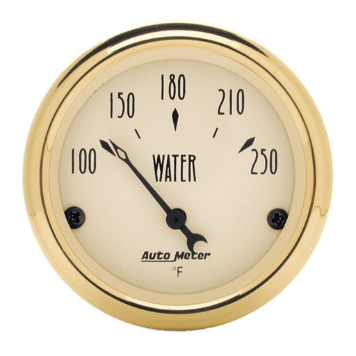 [ATM-1538] AutoMeter 2-1/16" WATER TEMPERATURE, 100-250 °F, AIR-CORE, GOLDEN OLDIES