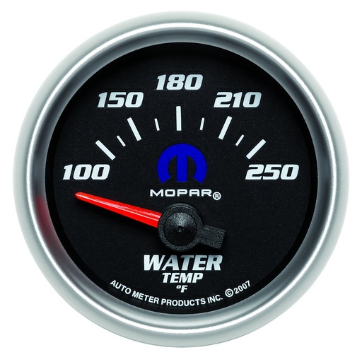[ATM-880016] AutoMeter 2-1/16" WATER TEMPERATURE, 100-250 °F, AIR-CORE, BLACK, MOPAR