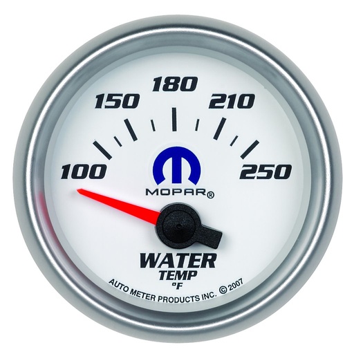 [ATM-880030] AutoMeter 2-1/16" WATER TEMPERATURE, 100-250 °F, AIR-CORE, WHITE, MOPAR