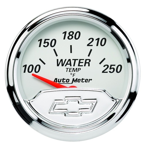 [ATM-1337-00408] AutoMeter 2-1/16" WATER TEMPERATURE, 100-250 °F, CHEVROLET HERITAGE BOWTIE