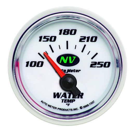 [ATM-7337] AutoMeter 2-1/16" WATER TEMPERATURE, 100-250 °F, AIR-CORE, NV