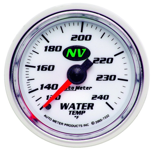 [ATM-7332] AutoMeter 2-1/16" WATER TEMPERATURE, 120-240 °F, 6 FT., MECHANICAL, NV