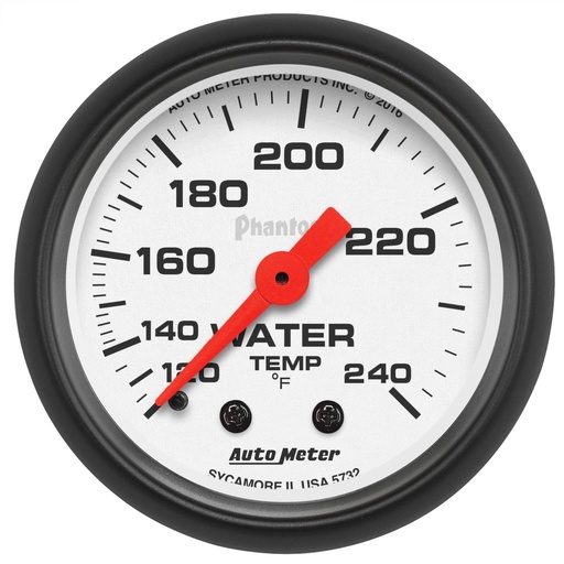 [ATM-5732] AutoMeter 2-1/16" WATER TEMPERATURE, 120-240 °F, 6 FT., MECHANICAL, PHANTOM