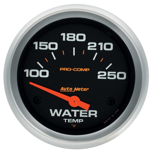[ATM-5437] AutoMeter 2-5/8" WATER TEMPERATURE, 100-250 °F, AIR-CORE, PRO-COMP