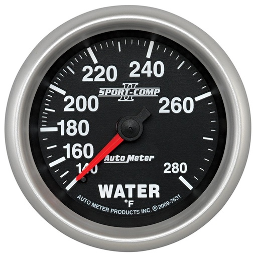 [ATM-7631] AutoMeter 2-5/8" WATER TEMPERATURE, 140-280 °F, 6 FT., MECHANICAL, SPORT-COMP II