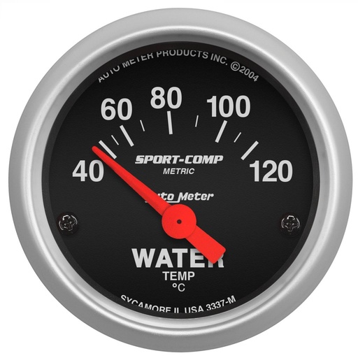 [ATM-3337-M] AutoMeter 2-1/16" WATER TEMPERATURE, 40-120 °C, AIR-CORE, SPORT-COMP