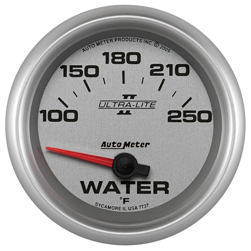 [ATM-7737] AutoMeter 2-5/8" WATER TEMPERATURE, 100-250 °F, AIR-CORE, ULTRA-LITE II