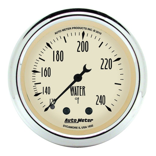 [ATM-1832] AutoMeter 2-1/16" WATER TEMPERATURE, 120-240 °F, 6 FT., MECHANICAL, ANTIQUE BEIGE