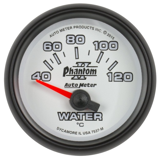 [ATM-7537-M] AutoMeter 2-1/16" WATER TEMP, 40-120 C, AIR-CORE, PHANTOM II