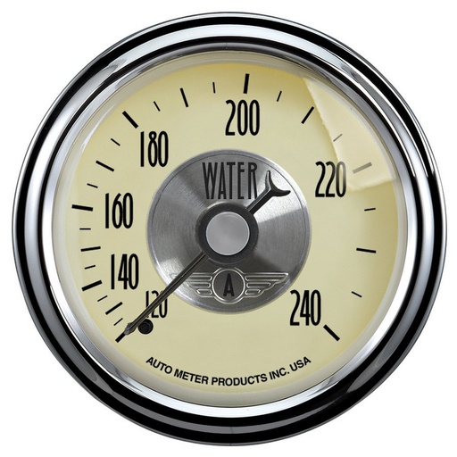 [ATM-2032] AutoMeter 2-1/16" WATER TEMPERATURE, 120-240 °F, 6 FT., MECHANICAL, PRESTIGE ANTIQUE IVORY