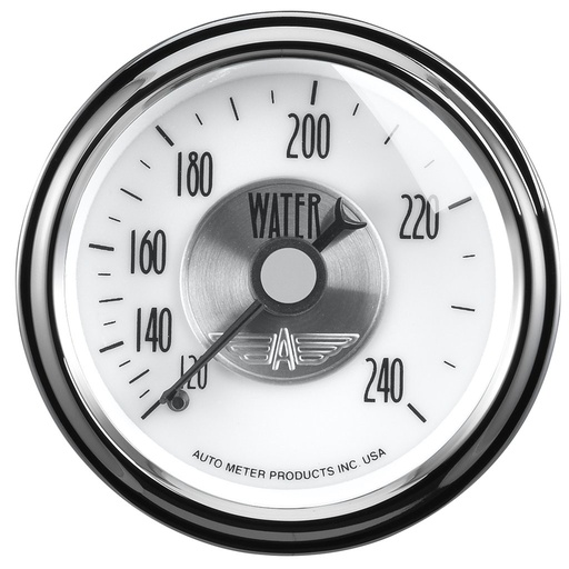 [ATM-2031] AutoMeter 2-1/16" WATER TEMPERATURE, 120-240 °F, 6 FT., MECHANICAL, PRESTIGE PEARL
