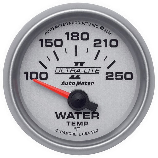 [ATM-4937] AutoMeter 2-1/16" WATER TEMPERATURE, 100-250 °F, AIR-CORE, ULTRA-LITE II