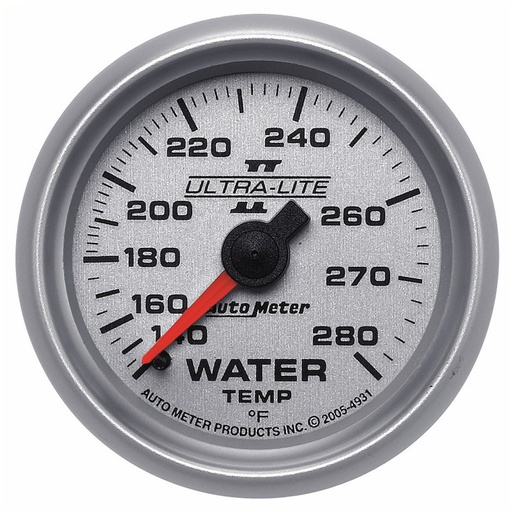 [ATM-4931] AutoMeter 2-1/16" WATER TEMPERATURE, 140-280 °F, 6 FT., MECHANICAL, ULTRA-LITE II