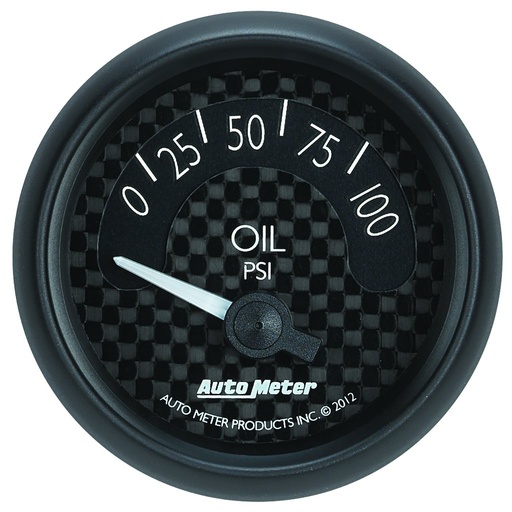 [ATM-8027] AutoMeter 2-1/16" OIL PRESSURE, 0-100 PSI, AIR-CORE, GT