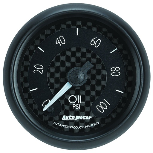 [ATM-8053] AutoMeter 2-1/16" OIL PRESSURE, 0-100 PSI, STEPPER MOTOR, GT