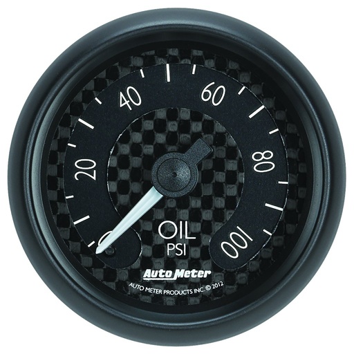 [ATM-8021] AutoMeter 2-1/16" OIL PRESSURE, 0-100 PSI, MECHANICAL, GT