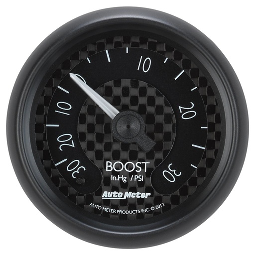 [ATM-8003] AutoMeter 2-1/16" BOOST/VACUUM, 30 IN HG/30 PSI, MECHANICAL, GT