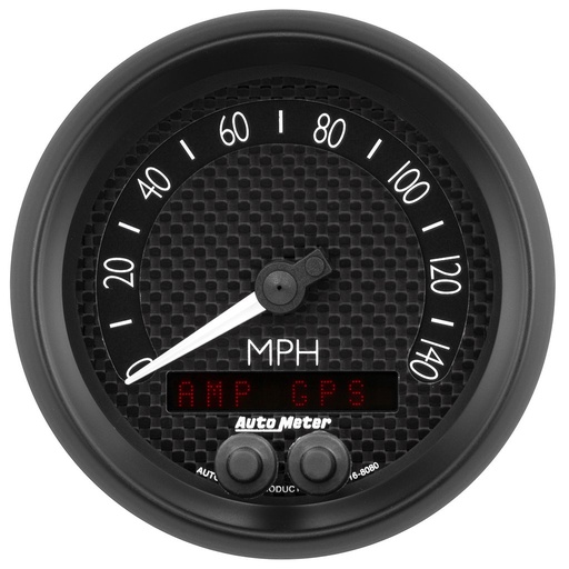 [ATM-8080] AutoMeter 3-3/8" GPS SPEEDOMETER, 0-140 MPH, GT